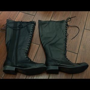 Torrid knee high combat boots